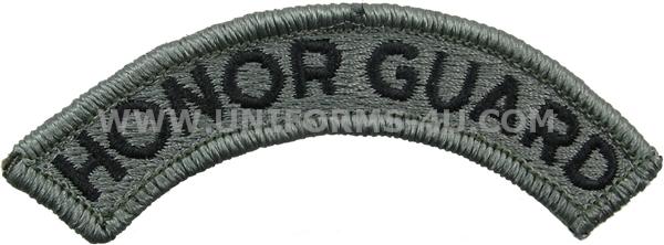 Army Tab Honor Guard (acu) With Hook Closure