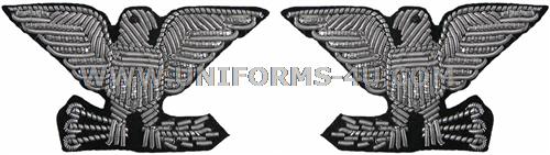 US ARMY COLONEL BULLION APPLIQUE RANK INSIGNIA