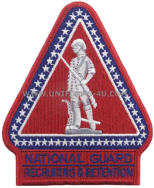 Army National Guard Recruiting And Retention Full Color Patch