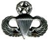 ARMY MASTER COMBAT PARACHUTE 2ND AWARD BADGE OXIDIZED